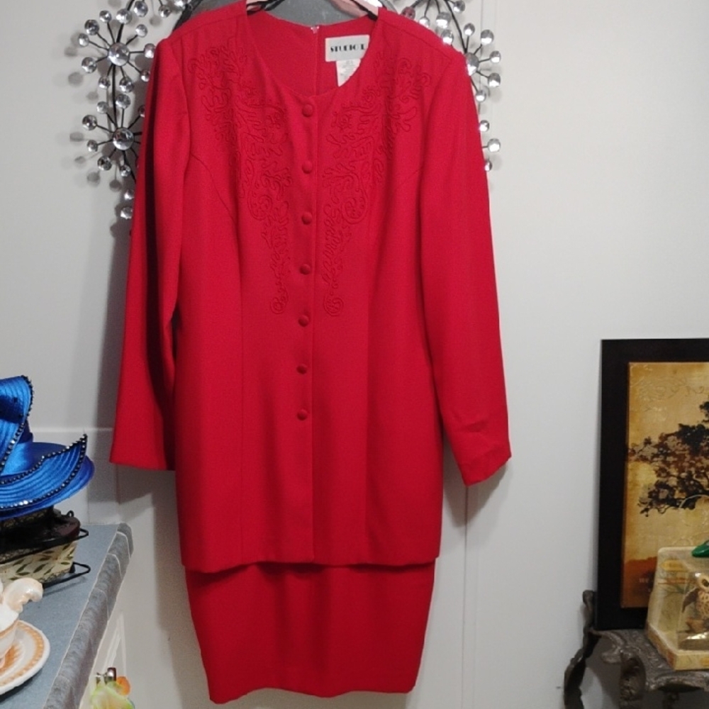 SUNDAY SERVICE Studio I Red Button-Down Dress